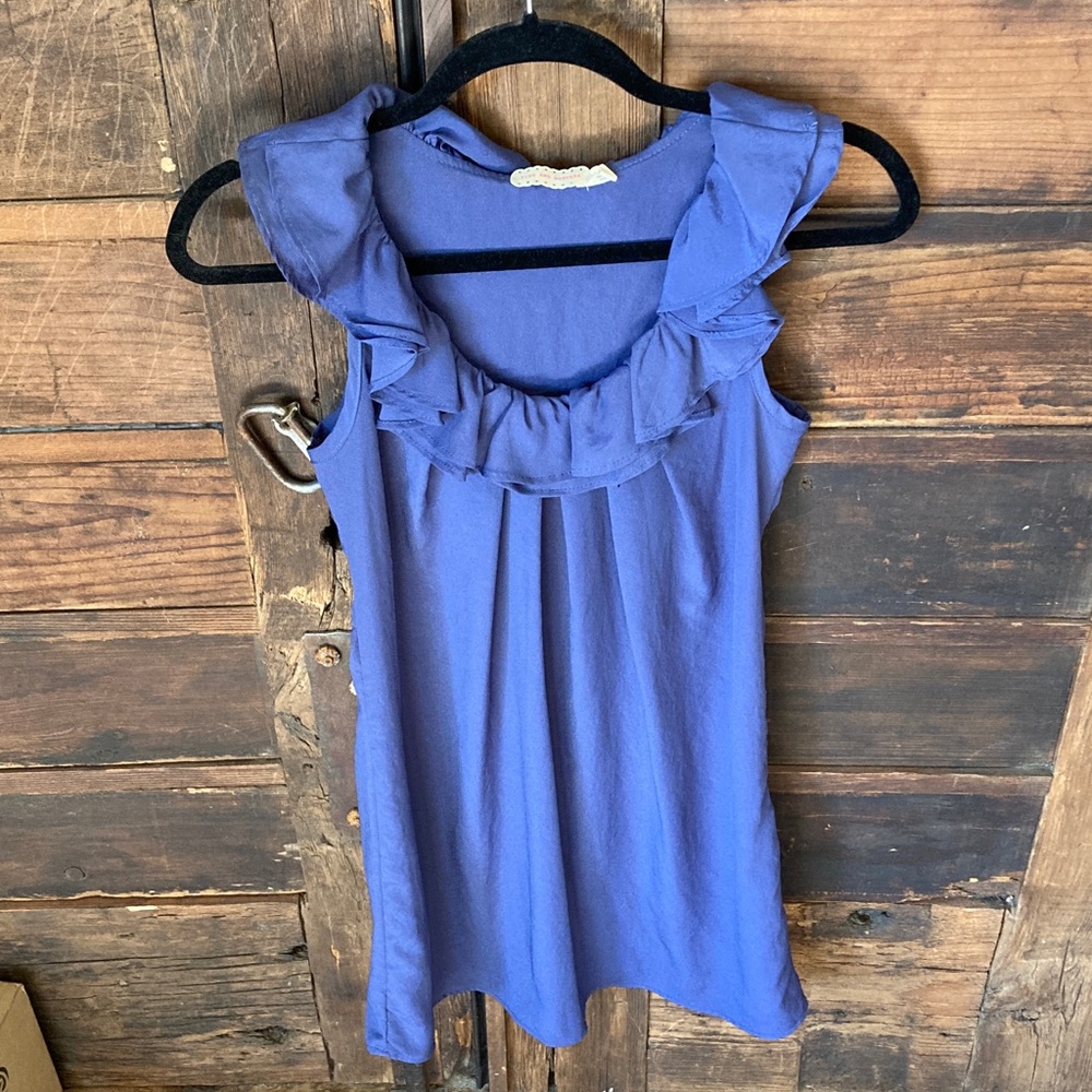 Women's Ruffled Blue dress
